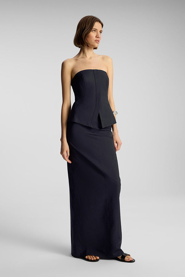 Brynn Tailored Maxi Skirt