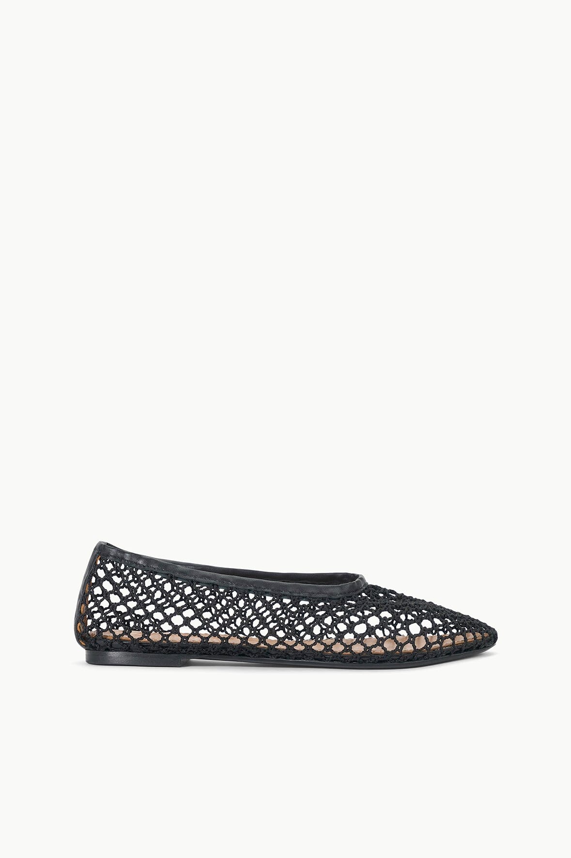 Alba Ballet Flat, Black Netting