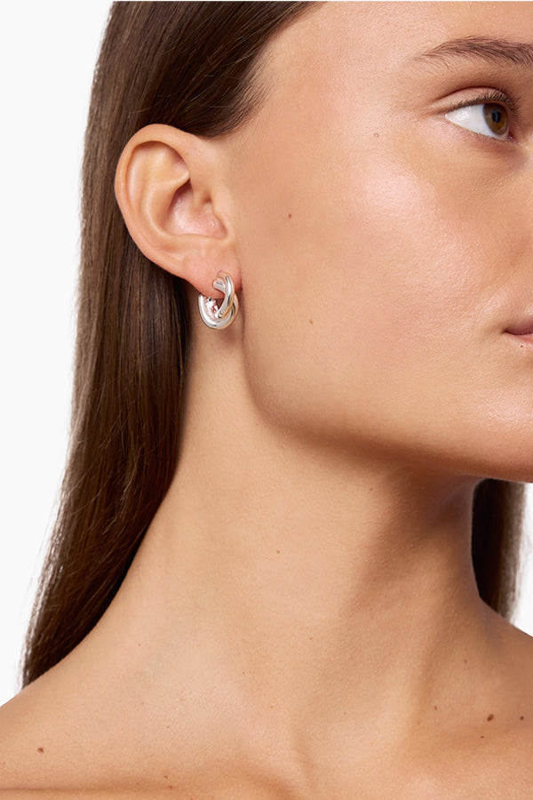 The Diana Earrings, In Gold & Sliver