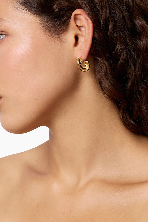 The Diana Earrings, In Gold & Sliver