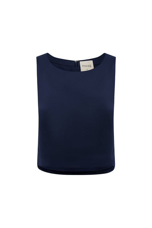 Joy Crop Top, Midnight