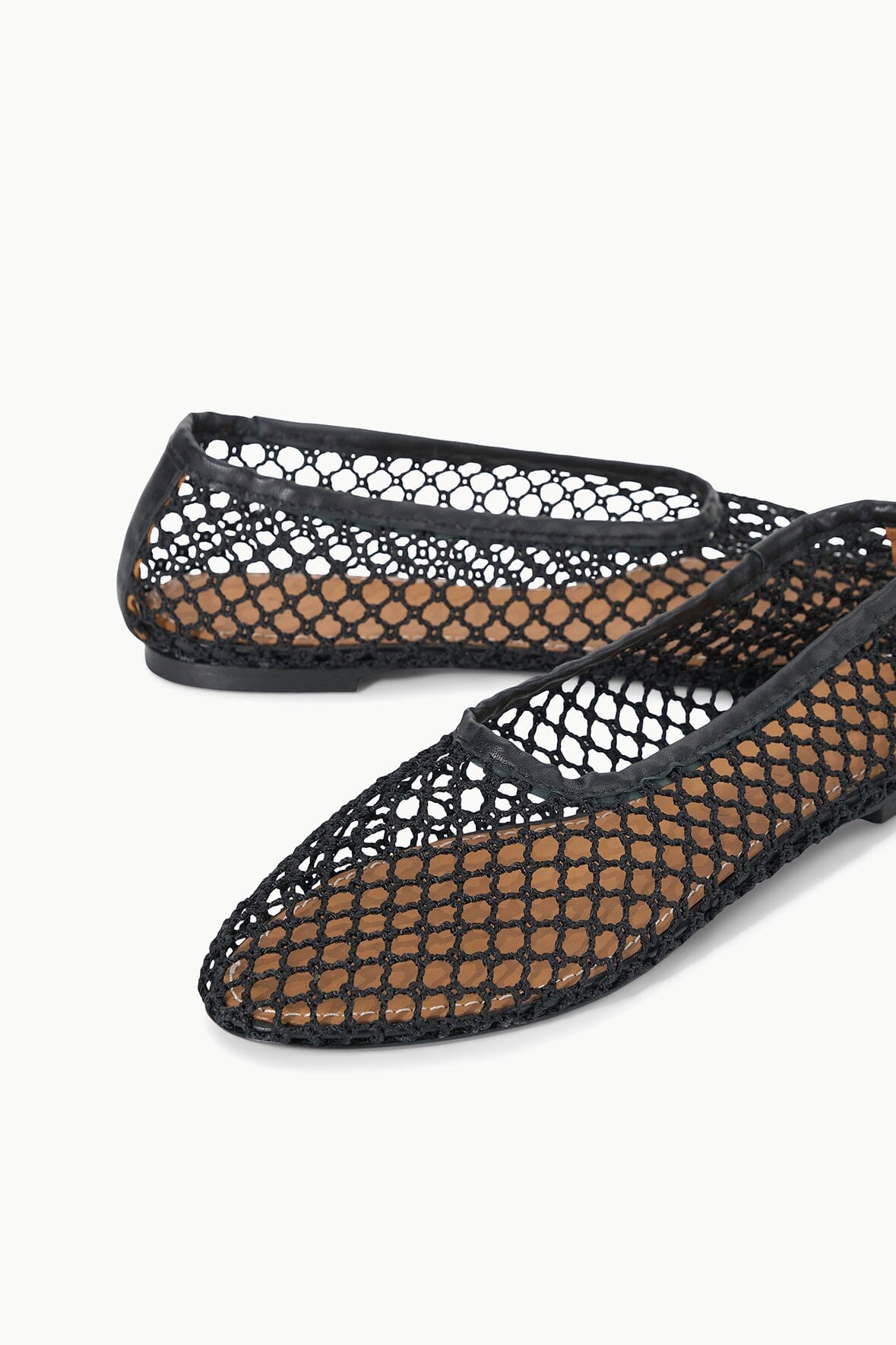 Alba Ballet Flat, Black Netting