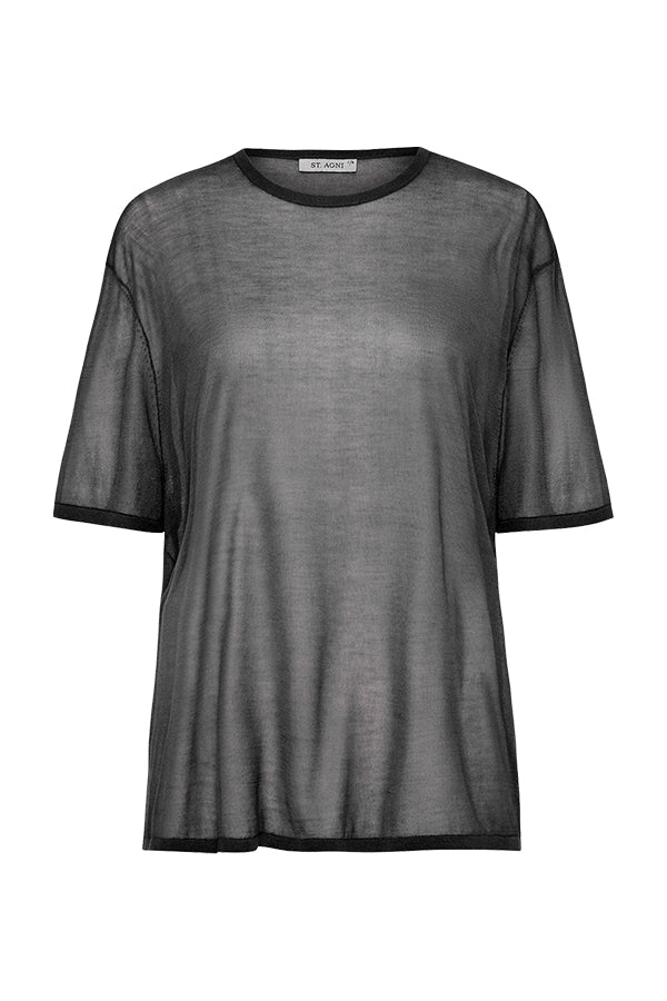 Sheer Silk Gauze Tee